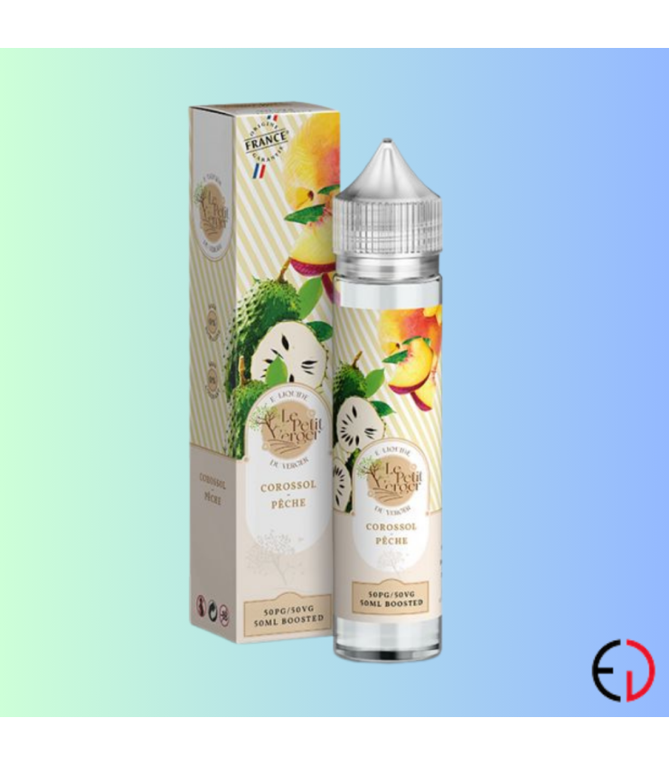 E liquide Le Petit verger Corossol pêche