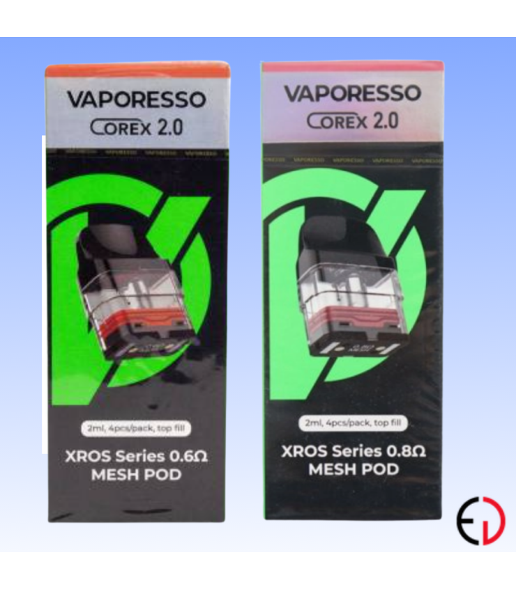Vaporesso 4 Pods XROS Corex 2.0 3ml top fill