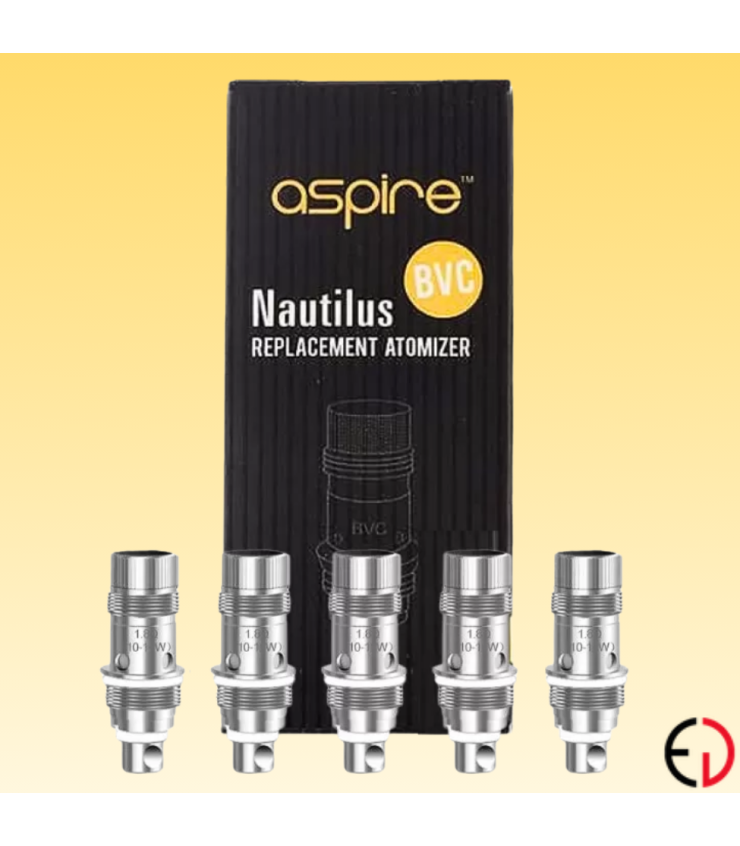 Aspire pack 5 Résistances Nautilus BVC